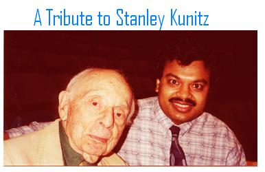 Stanley Kunitz and Hassanal Abdullah